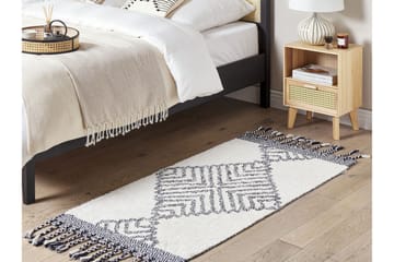 Eray Ryamatta 80x150 cm - Svart/Vit - Textil & mattor - Matta - Modern matta - Ryamatta