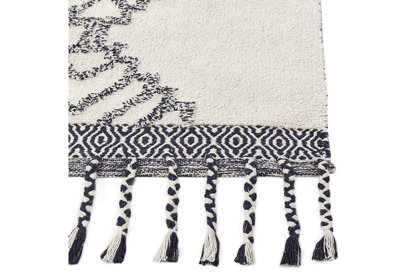 Eray Ryamatta 80x150 cm - Svart/Vit - Textil & mattor - Matta - Modern matta - Ryamatta