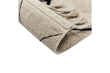 Erler Bomullsmatta 140x200 cm - Beige - Textil & mattor - Matta - Modern matta - Bomullsmatta