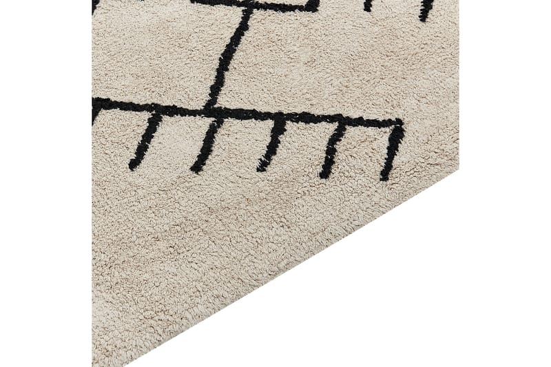 Erler Bomullsmatta 140x200 cm - Beige - Textil & mattor - Matta - Modern matta - Bomullsmatta