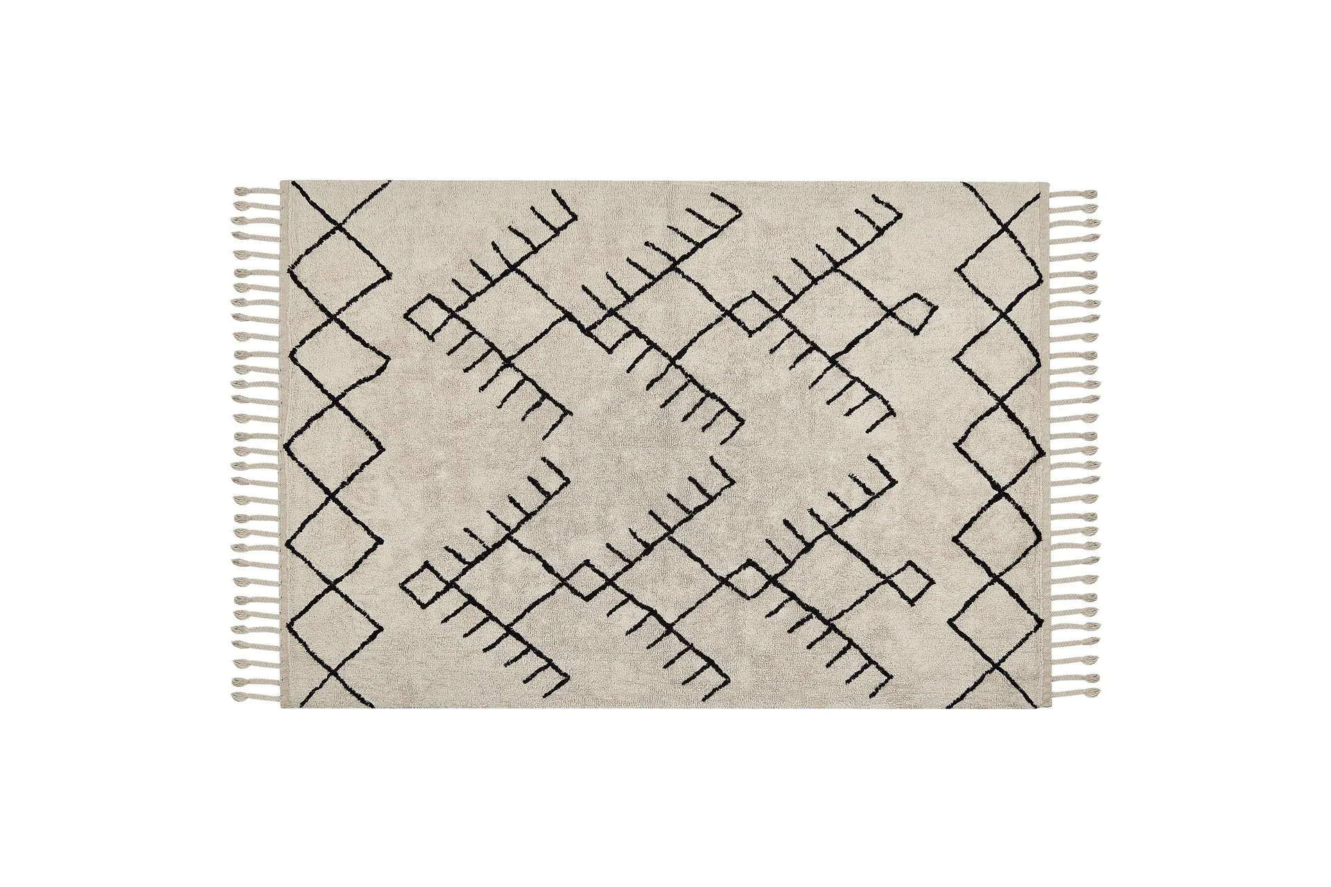 Erler Bomullsmatta 160x230 cm - Beige