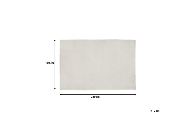 Erzin Matta 160x230 cm - Vit - Textil & mattor - Matta - Små mattor