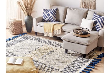 Erzincan Bomullsmatta 160x230 cm - Beige - Textil & mattor - Matta - Modern matta - Bomullsmatta