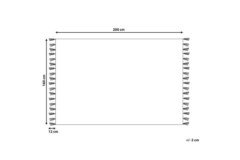 Erzincan Bomullsmatta 160x230 cm - Beige - Textil & mattor - Matta - Modern matta - Bomullsmatta