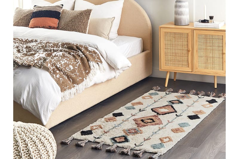 Eskisehir Bomullsmatta 80x150 cm - Beige - Textil & mattor - Matta - Modern matta - Bomullsmatta