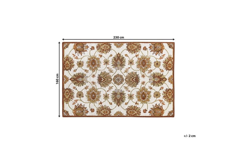 Ezine Ullmatta 160x230 cm - Beige - Textil & mattor - Matta - Modern matta - Ullmatta