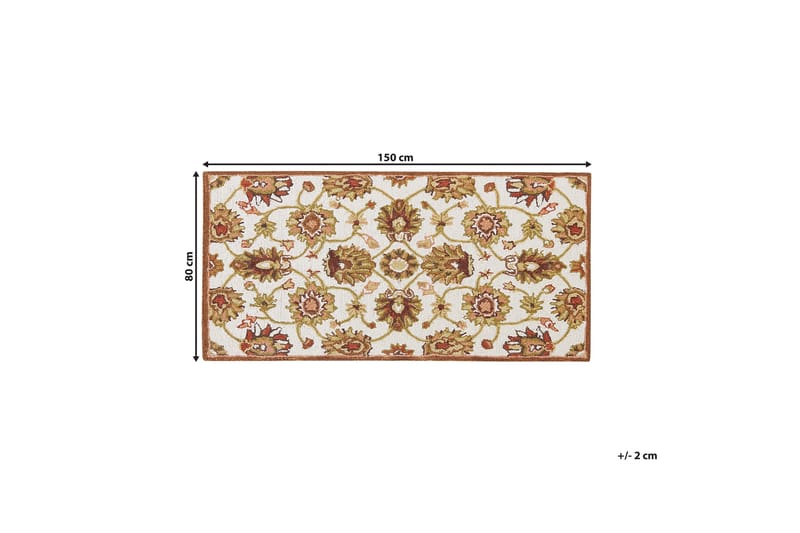 Ezine Ullmatta 80x150 cm Kvadratisk - Beige - Textil & mattor - Matta - Modern matta - Ullmatta