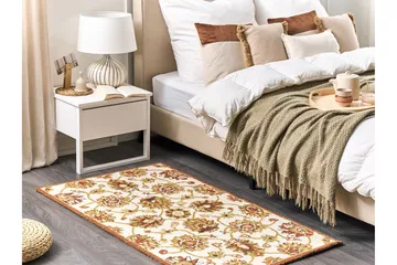 Ezine Ullmatta 80x150 cm Kvadratisk - Beige - Textil & mattor - Matta - Modern matta - Ullmatta