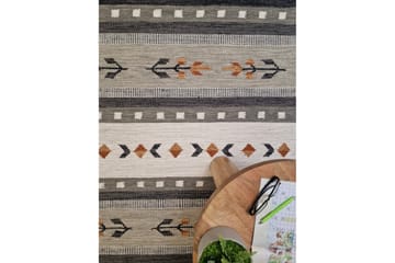 Fagersta Ullmatta 140x200 cm Rektangulär - Grå - Textil & mattor - Matta - Modern matta - Ullmatta