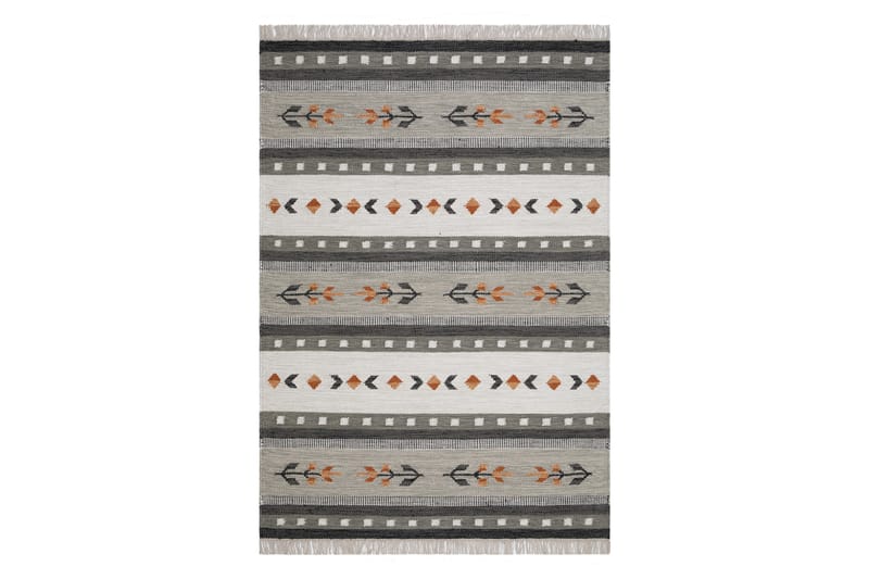 Fagersta Ullmatta 140x200 cm Rektangulär - Grå - Textil & mattor - Matta - Modern matta - Ullmatta