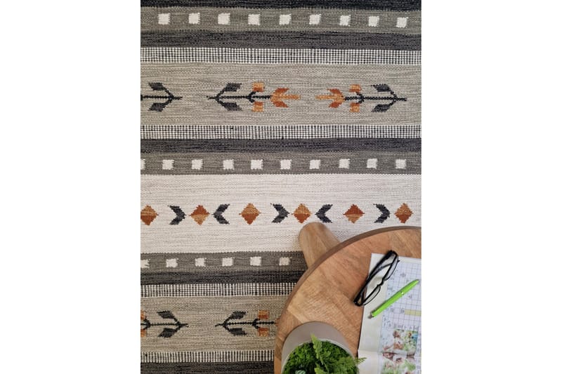 Fagersta Ullmatta 160x230 cm Rektangulär - Grå - Textil & mattor - Matta - Modern matta - Ullmatta