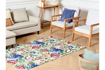 Farwan Bomullsmatta 140x200 cm - Grön - Textil & mattor - Matta - Modern matta - Bomullsmatta