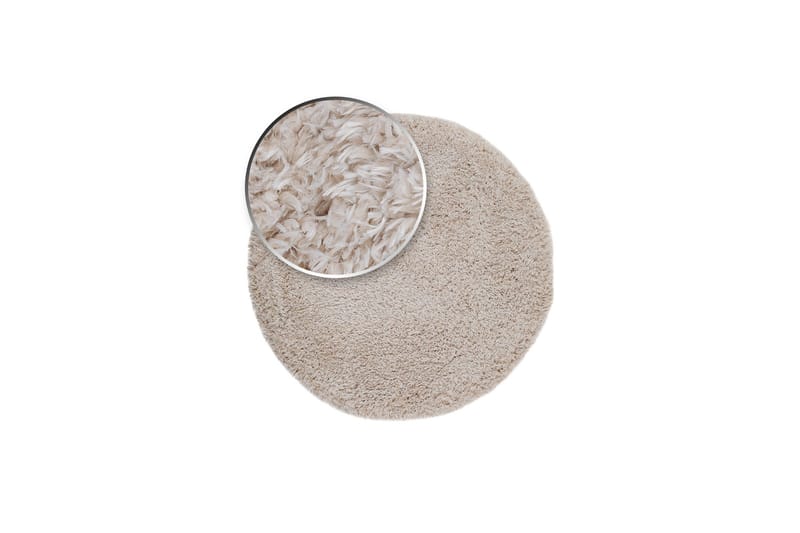 Floki Ryamatta 200 cm Rund - Vit - Textil & mattor - Matta - Modern matta - Ryamatta