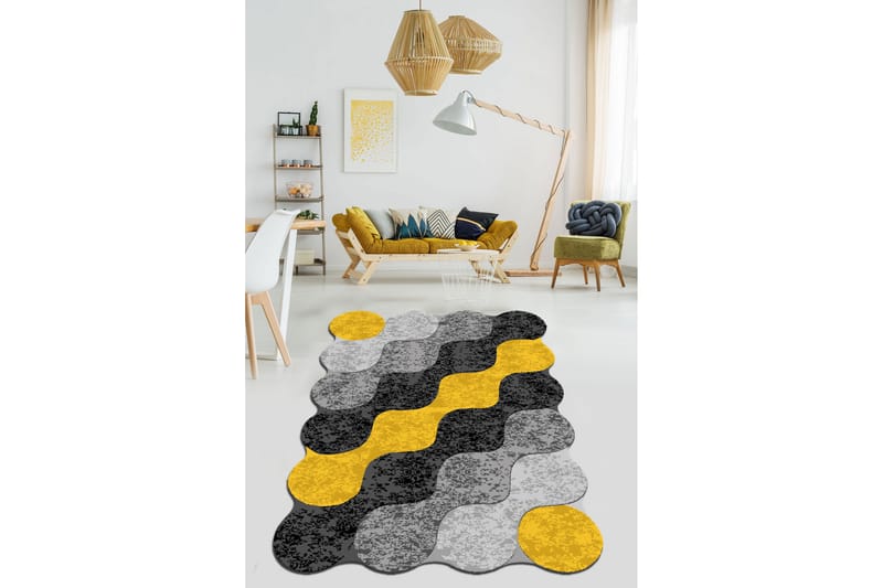 Gångmatta Noshad 80x150 cm Rektangulär - Flerfärgad - Textil & mattor - Matta - Modern matta - Gångmatta