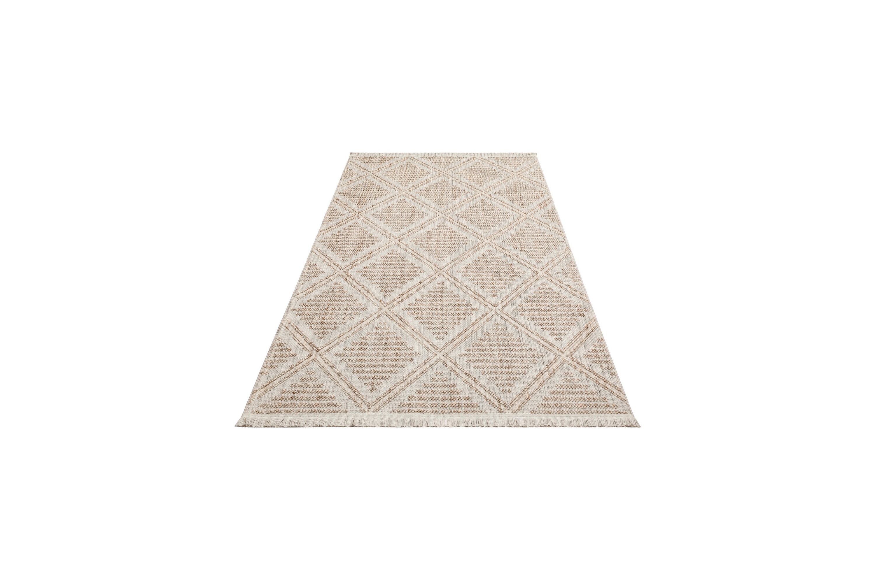 Gångmatta Norihiko 80x150 cm Rektangulär GråBeige