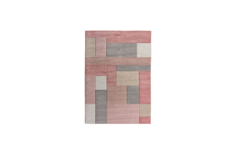 Friezematta Hand Carved Cosmos 120x170 cm Mörkrosa - Flair Rugs - Friezematta - Wiltonmatta