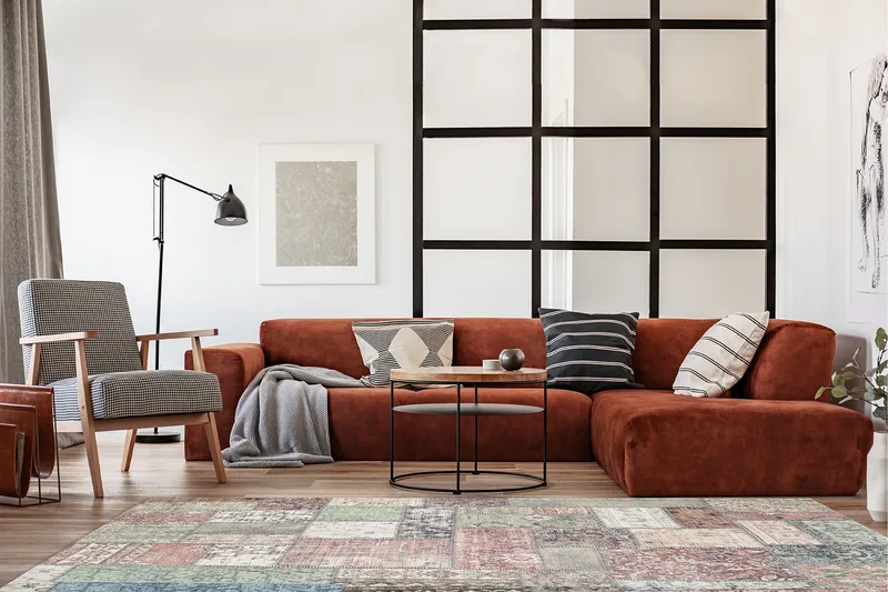 Tarfaya Friezematta 160x230 cm - Grön - Textil & mattor - Matta - Modern matta - Friezematta