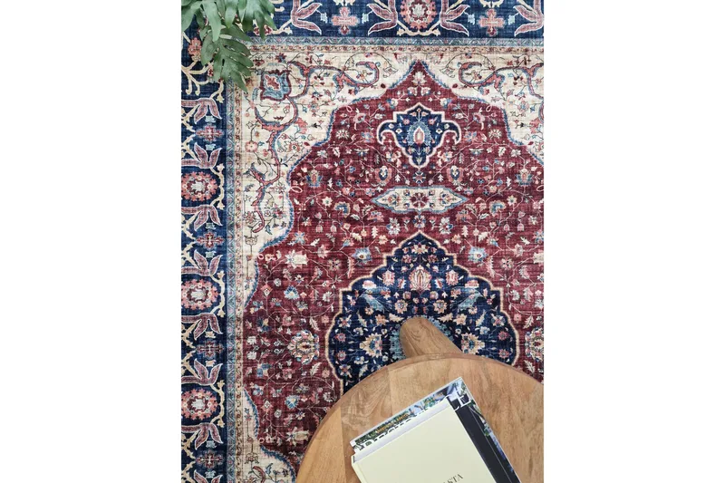 Tarfaya Friezematta 160x230 cm - Röd - Textil & mattor - Matta - Modern matta - Friezematta