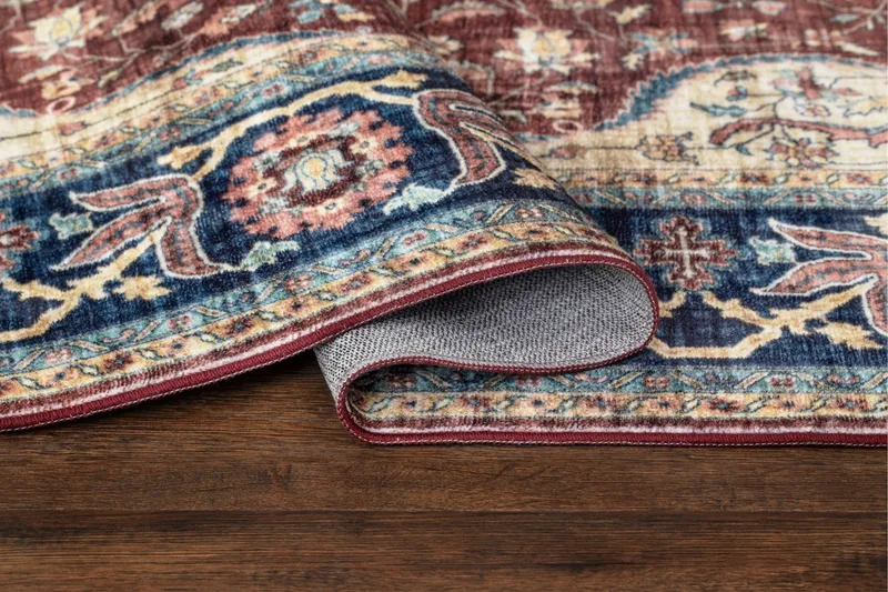 Tarfaya Friezematta 160x230 cm - Röd - Textil & mattor - Matta - Modern matta - Friezematta