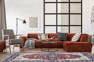 Tarfaya Friezematta 200x290 cm - Röd - Textil & mattor - Matta - Modern matta - Friezematta