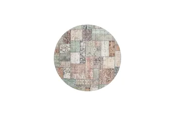 Tarfaya Friezematta Rund 200 cm - Grön - Textil & mattor - Matta - Modern matta - Friezematta