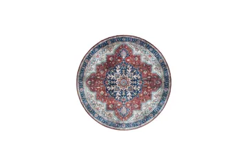 Tarfaya Friezematta Rund 200 cm - Röd - Textil & mattor - Matta - Modern matta - Friezematta