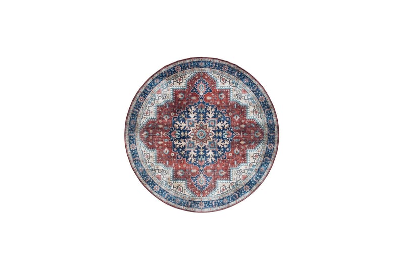 Tarfaya Friezematta Rund 200 cm, Röd