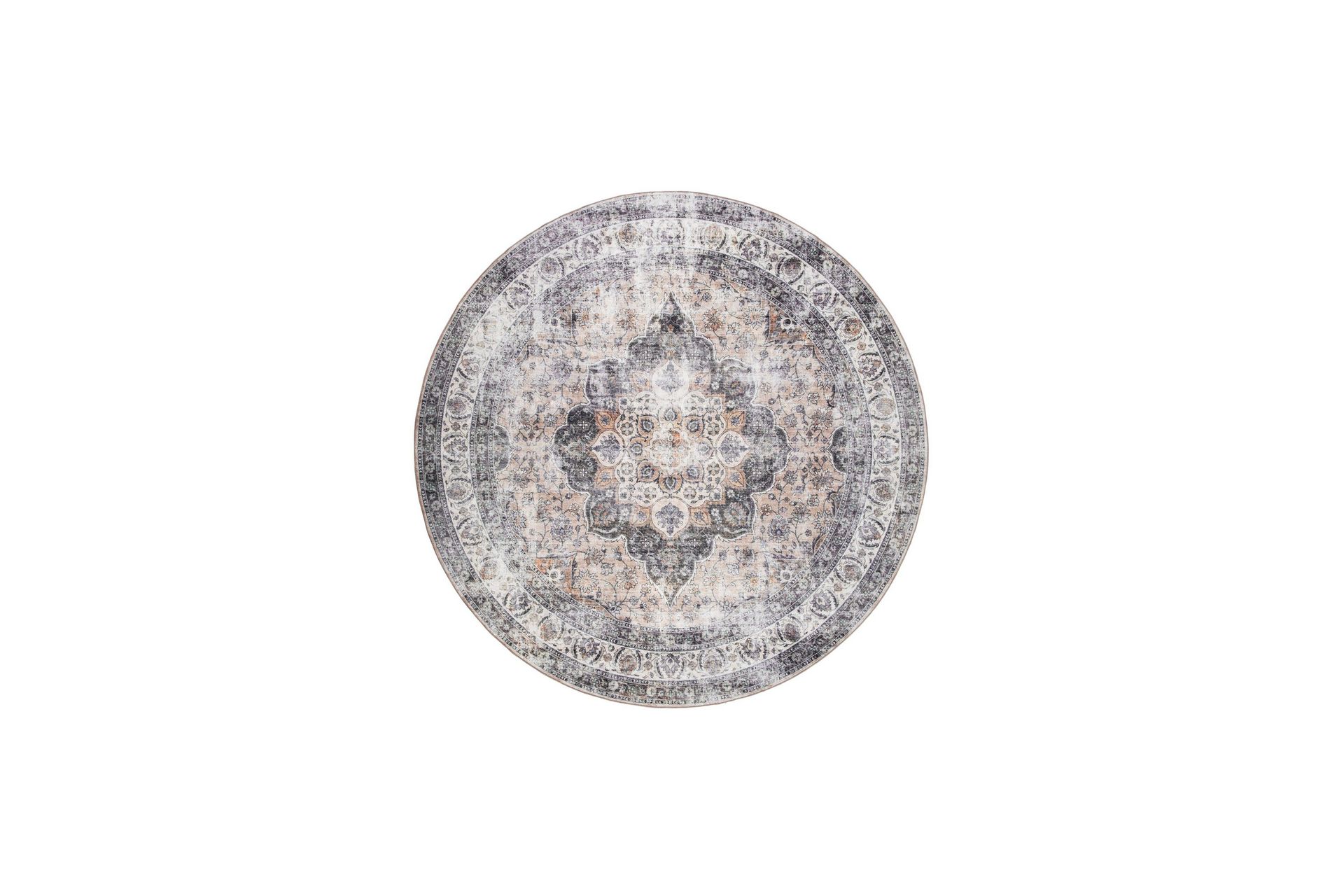 Tarfaya Friezematta Rund 240 cm - Natur