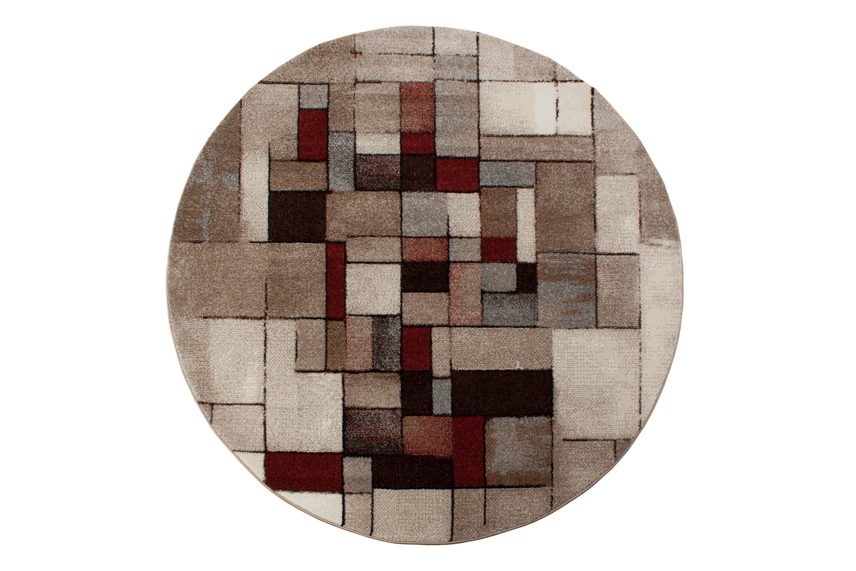 London Friezematta Rund 240 Brun
