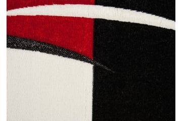 London Patch Friezematta 160x230 Rutig - Röd - Textil & mattor - Matta - Modern matta - Friezematta