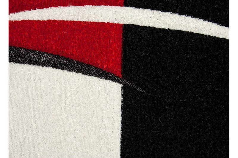 London Patch Friezematta 160x230 Rutig - Röd - Textil & mattor - Matta - Modern matta - Friezematta