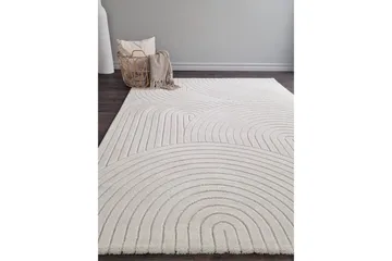 Genova Friezematta 280x380 cm - Vit - Textil & mattor - Matta - Modern matta - Friezematta