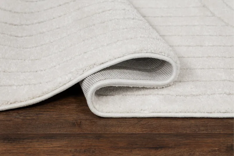 Genova Friezematta 280x380 cm - Vit - Textil & mattor - Matta - Modern matta - Friezematta