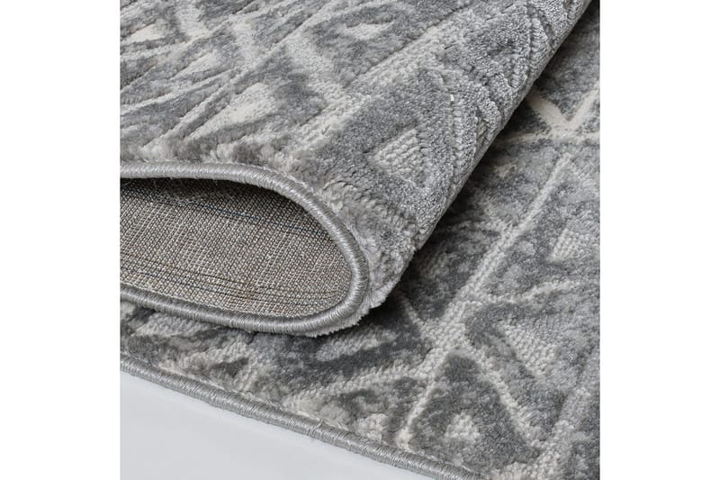 Naveena Gångmatta 80x150 cm Rektangulär - Grå/Creme - Textil & mattor - Matta - Modern matta - Friezematta