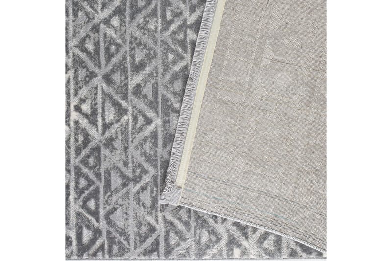 Naveena Gångmatta 80x150 cm Rektangulär - Grå/Creme - Textil & mattor - Matta - Modern matta - Friezematta