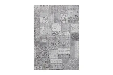 Patchwork Wiltonmatta 200x290 cm Rektangulär - Silver - Textil & mattor - Matta - Modern matta - Friezematta