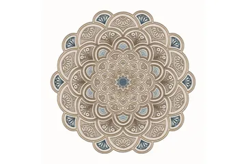 Rafat Gångmatta 100x100 cm Rektangulär - Creme - Textil & mattor - Matta - Modern matta - Friezematta