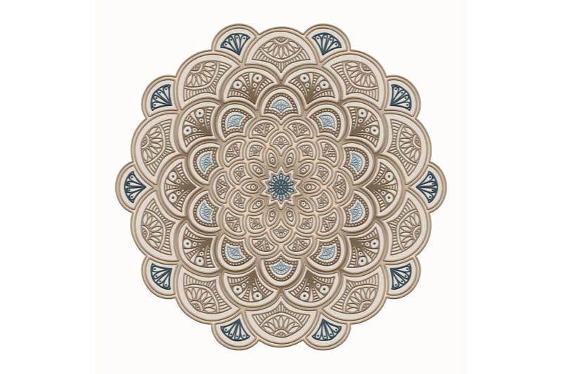 Rafat Gångmatta 100x100 cm Rektangulär - Creme - Textil & mattor - Matta - Modern matta - Friezematta