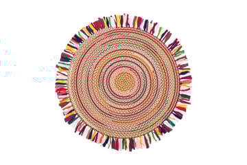 Saroshe Matta 90x90 cm - Flerfärgad - Textil & mattor - Matta - Modern matta - Friezematta