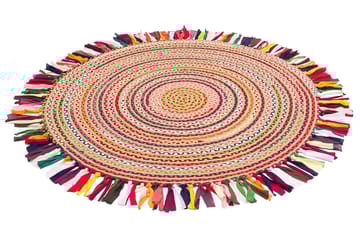 Saroshe Matta 90x90 cm - Flerfärgad - Textil & mattor - Matta - Modern matta - Friezematta