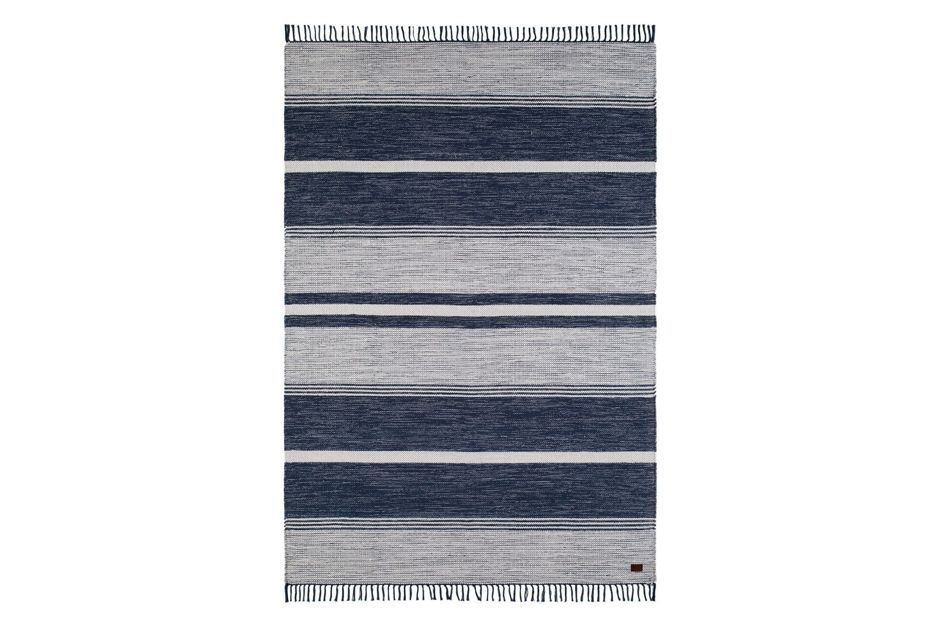 Vindö Matta 135x195 - Denimblå