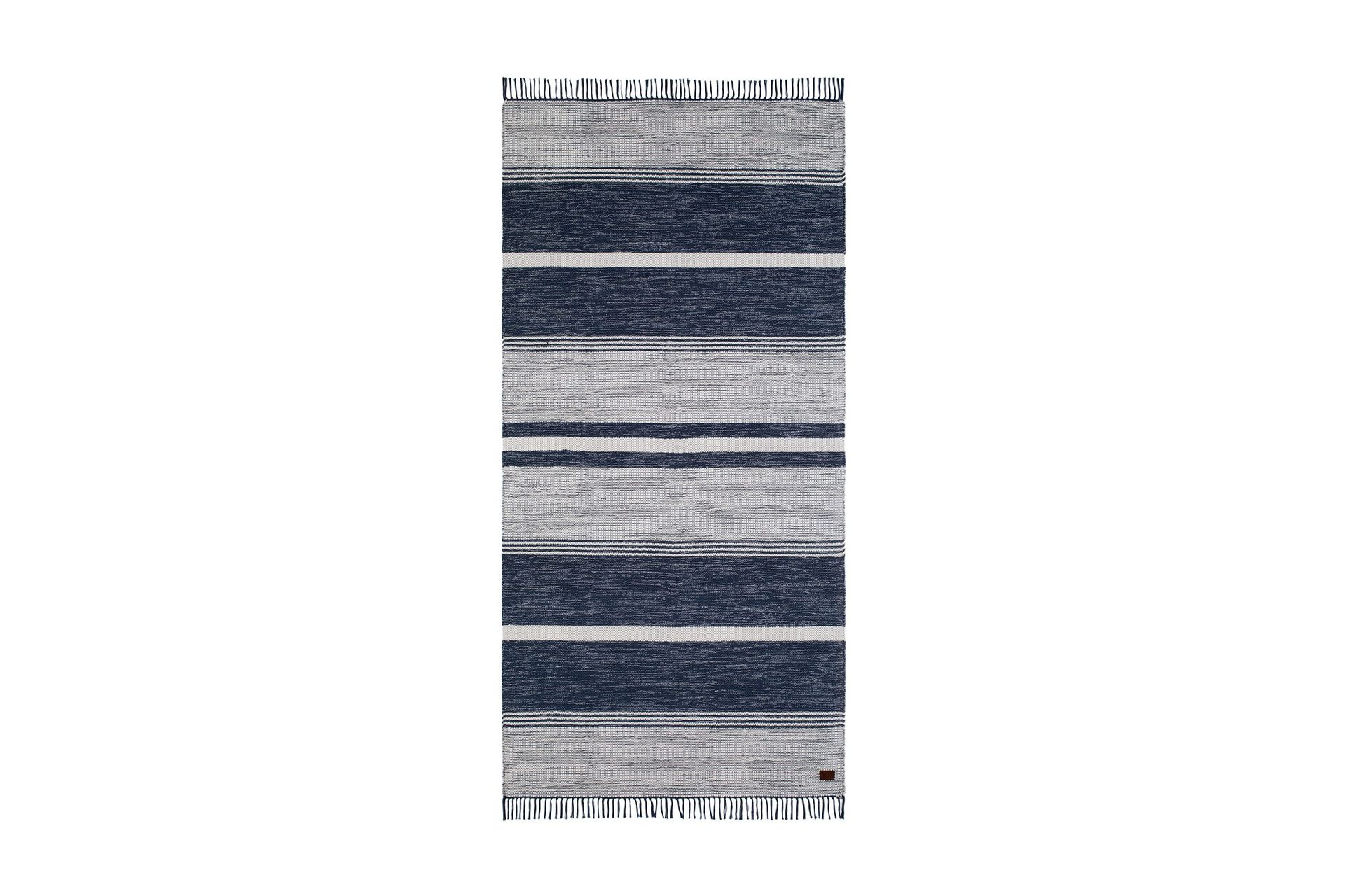 Vindö Matta 75x220 - Denimblå