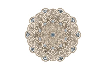 Wiltonmatta Rafi 180x180 cm Rektangulär - Creme - Textil & mattor - Matta - Modern matta - Gångmatta