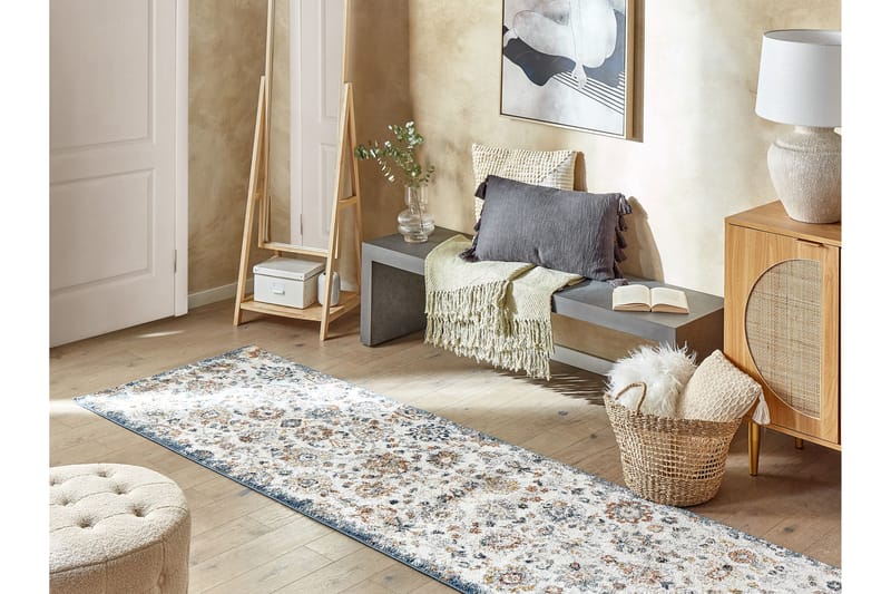 Gångmatta Akori 80x300 cm - Beige - Textil & mattor - Matta - Modern matta - Ryamatta
