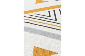 Are Gångmatta 80x150 cm Rektangulär - Gul/Grå - Textil & mattor - Matta - Modern matta - Bomullsmatta