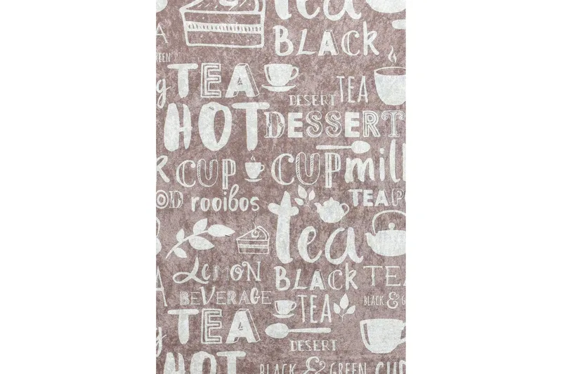 Cuppa Entrematta 80x300 cm - Beige/Vit/Sammet - Textil & mattor - Matta - Modern matta - Gångmatta