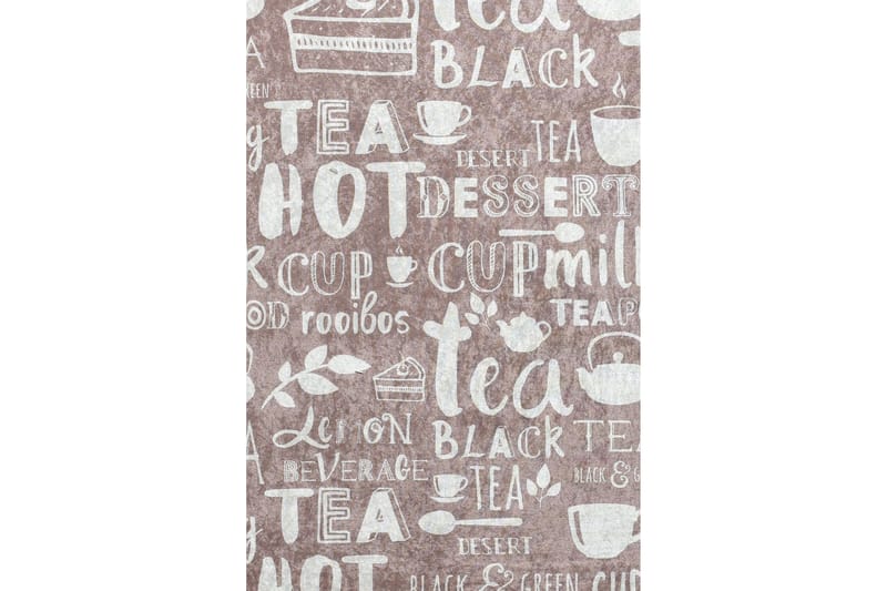 Cuppa Entrematta 80x300 cm - Beige/Vit/Sammet - Textil & mattor - Matta - Modern matta - Gångmatta