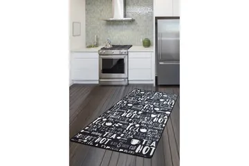 Cuppa Entrematta 80x300 cm - Svart/Sammet - Textil & mattor - Matta - Modern matta - Gångmatta