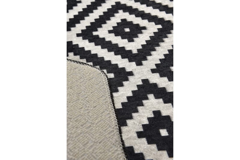 Entrematta Blackwhite 100x300 cm - Flerfärgad/Sammet - Textil & mattor - Matta - Modern matta - Gångmatta