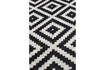 Entrematta Blackwhite 100x300 cm - Flerfärgad/Sammet - Textil & mattor - Matta - Modern matta - Gångmatta